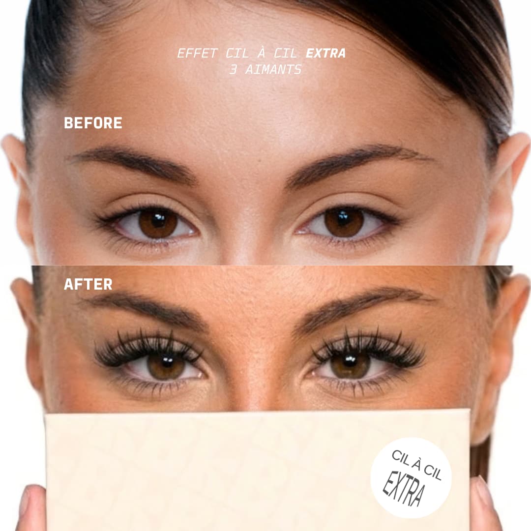 Regard naturel avec les cils Cil à cil Blink.