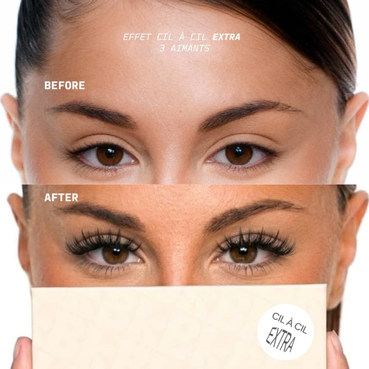 Regard naturel avec les cils Cil à cil Blink.