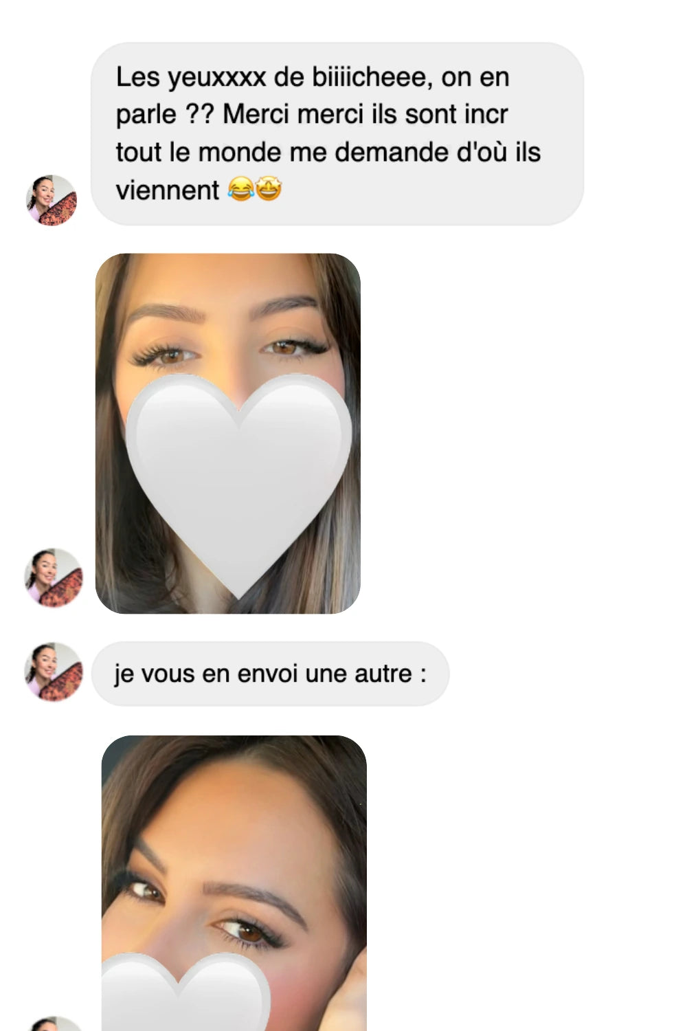 Cliente Blink. - avis faux cils magnétiques yeux